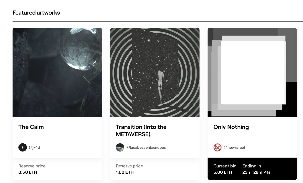 Fran_nubes's tweet photo. Thanks @withFND for featuring "Transition" on your homepage 👁️🙌❤️ Much love!
https://t.co/OLA9DoDgra
#nft #nftcommunity #foundationapp #lacabezaenlasnubes #franrodriguez https://t.co/EY8fT3TWba