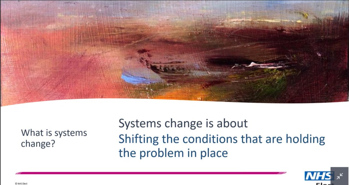 We need to consider:conditionsstructuresbehavioursmental models (bias/assumption etc)Instead of asking how can we solve this problem?Ask...what conditions, structures, behaviours & mental models are allowing the problem to continue to exist? #QITwitter