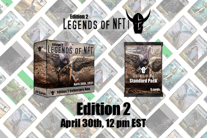 legendsofnft's tweet photo. 📣‼️48 hours remaining‼️📣
✨Rise of the Legends Edition 2✨

The new Legends of NFT trading card Collection will launch on April 30th, 12pm EST.

for more information visit
https://t.co/DjDv6UF3eX

#NFT #wax #cards #packs #NFTs #crypto https://t.co/54shBzZErw