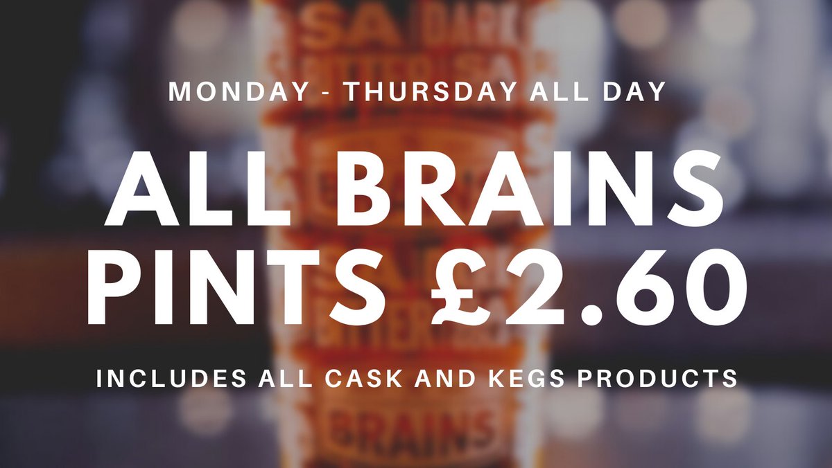 Now that's definitely worth braving the #WelshWeather if you ask us!  🍺☂🍺

#LocalPub #DrinkLocal #CaskAle #Tongwynlais