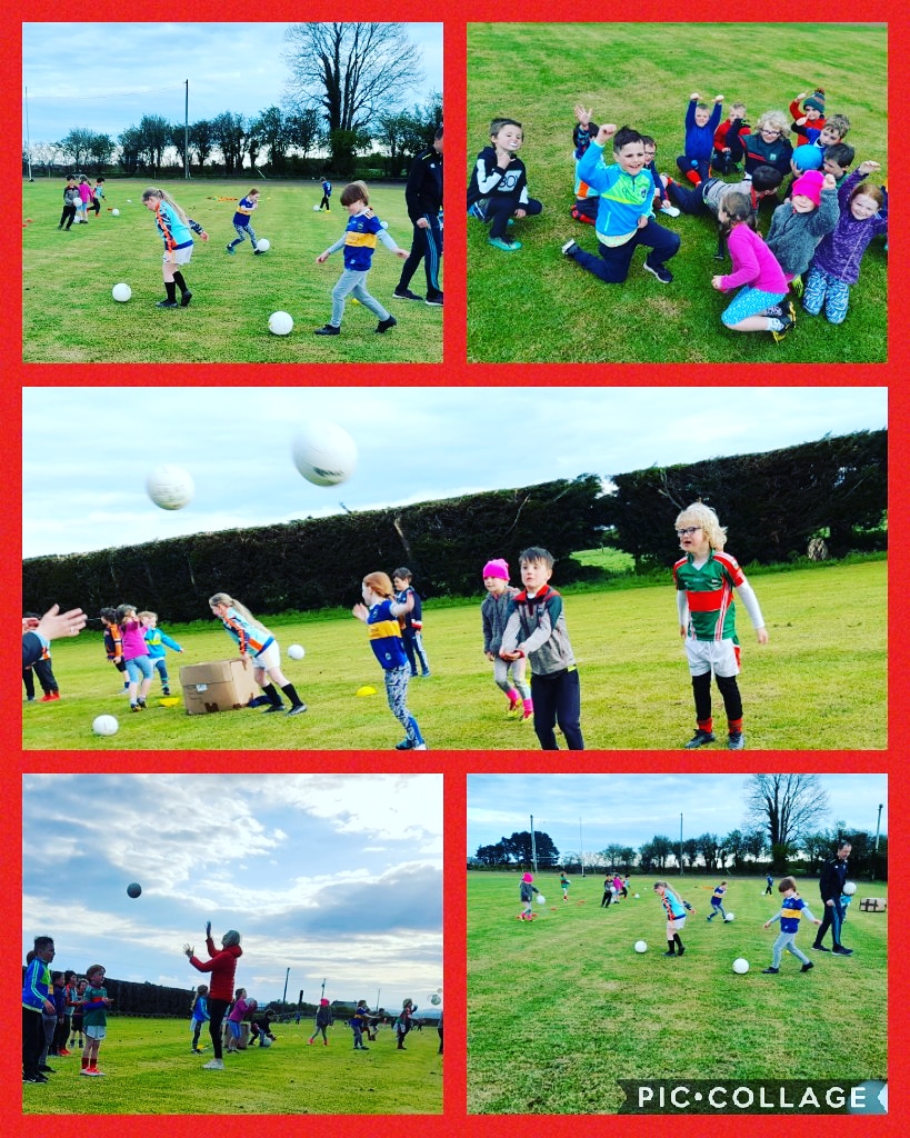 Loughmore_Gaa's tweet photo. #LCGAA2021 U7s so happy to be back this evening they ran onto the pitch like it was County Final day! Roll on 2041!! @gdaandy #clubcomesfirst #football #hurling #GAA https://t.co/MNS1kLGZ1G