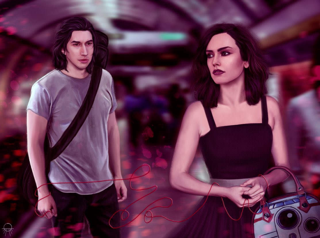 Thread of Fate  http://archiveofourown.org/works/24543772  #fluff  #reylo  #meetcute By  @ThanatosOfNicte