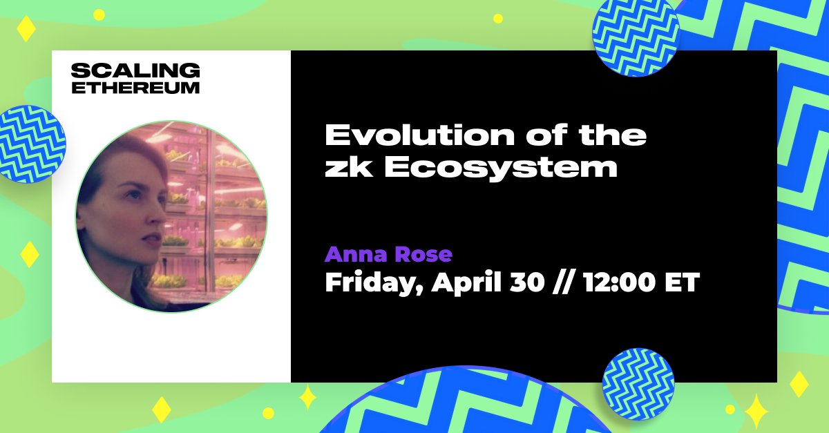 Announcing an exciting lineup for this Friday's Summit: Scaling via Zero-Knowledge 🧠🕵️‍♀️🥷

Kicking off the day we've got <a href="/AnnaRRose/">Anna Rose</a> @ 12:00ET w/ 'Evolution of the zk Ecosystem' 

Register now for an invite airtable.com/shrbju3FbreCg5…