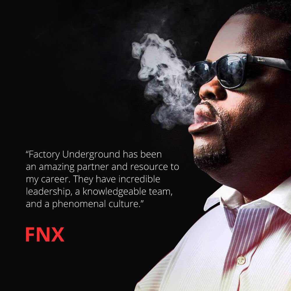 There is no substitute for real talent, passion and imagination. In certain clients we see all three. Shout to out to @theofficialfnx