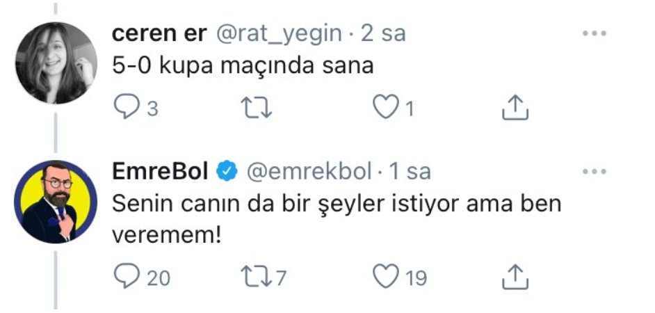 Senden beklenen hareket :) Şaşırmadık ancak herkes görsün <a href="/emrekbol/">EmreBol</a> 
#GSvKNY #BioNTech #RizvBJK #Rizespor #UCL #PoliseVuranEllerKırılsın #Survivor2021 #DogeDay #F1 #CezaNeredePFDK