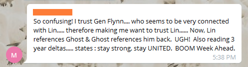 it's a rough afternoon to be a QAnon believer, I mean how do you know who to trust from among the people who claim to be receiving top-secret intel from 8kun on the ongoing war between Donald Trump and a Cabal of satanic vampiresI mean, they all *seem* reliable