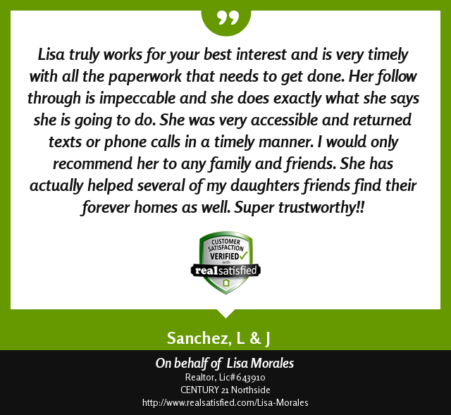 LGMRealtor's tweet photo. Testimonials like this make me smile… really wide. https://t.co/stSV9knBH0 via @realsatisfied https://t.co/s1OXe88JYS