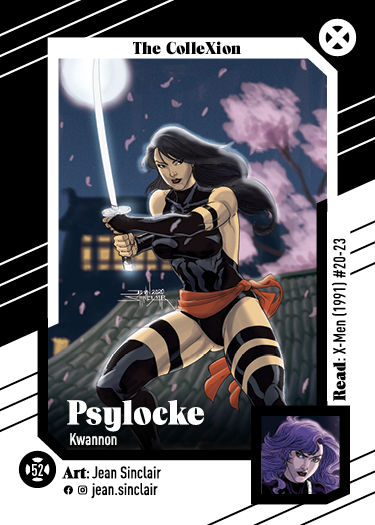 Another stud in a classic comic booking sense,  @jeansinclairBR got the assignment, to steal a meme. PERFECT juxtaposition. Speaking of which, I was ready to roll & he insisted on "fixing" Psylocke's colors when honestly, none of us would have noticed. But that's how you get great