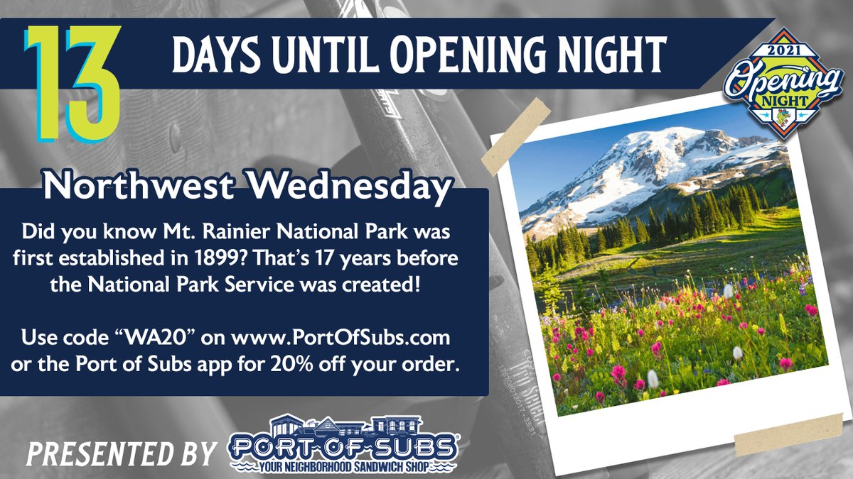 EverettAquaSox's tweet photo. The countdown continues... only 13 days until Opening Night!
Use code: "WA20" on https://t.co/OVQMSkHPZY or on the Port of Subs App for 20% off your order!
#GoFrogs #CountdownToOpeningNight https://t.co/wk04a5QCYH
