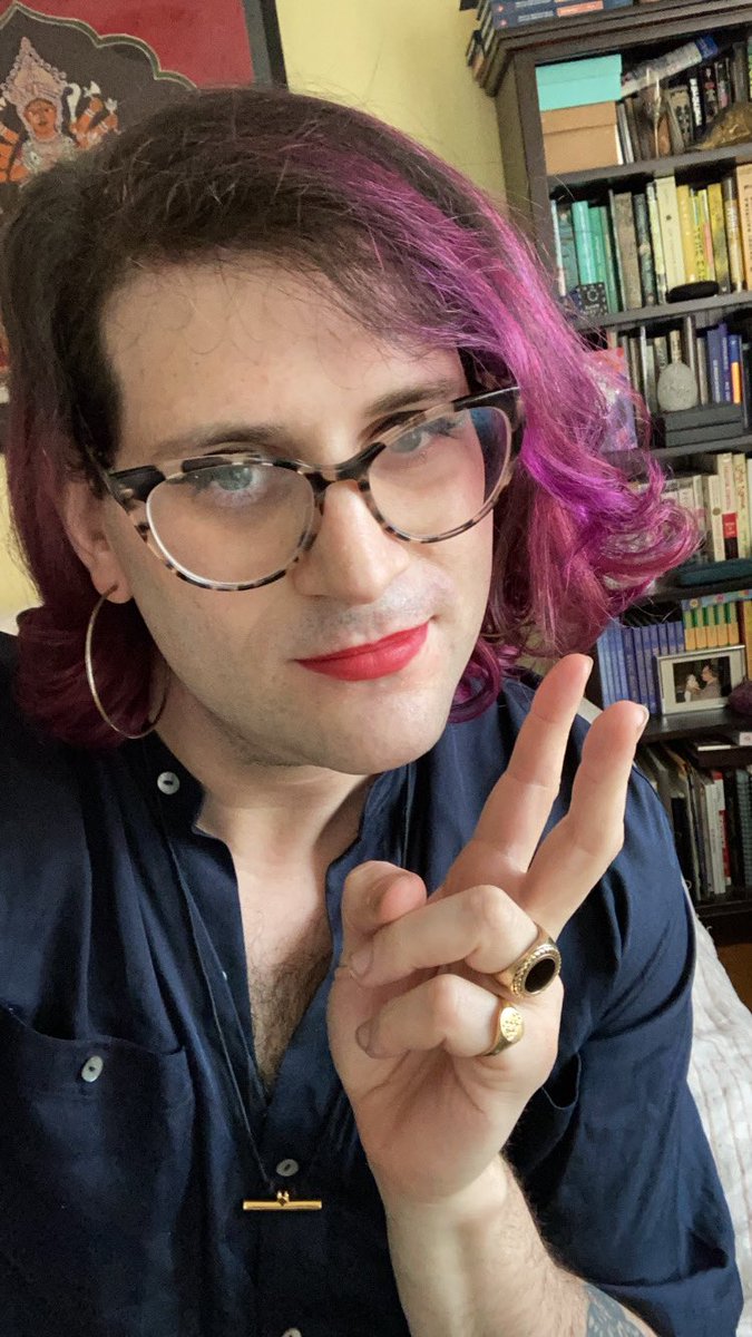 i dyed my hair purple folks