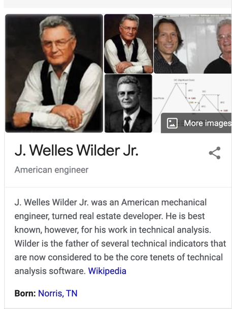 j welles wilder j welles wilder