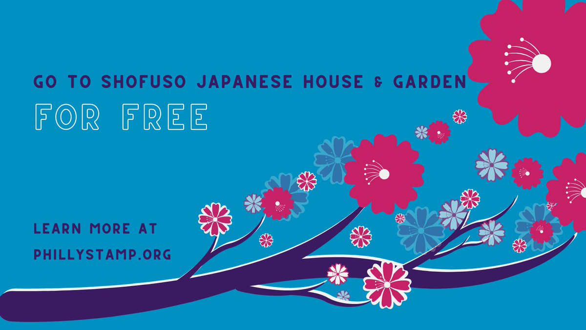 See what's blooming <a href="/Shofuso/">Shofuso Japanese Cultural Center</a> house for FREE with your valid high school ID! Visit phillystamp.org for all of the places you can visit!