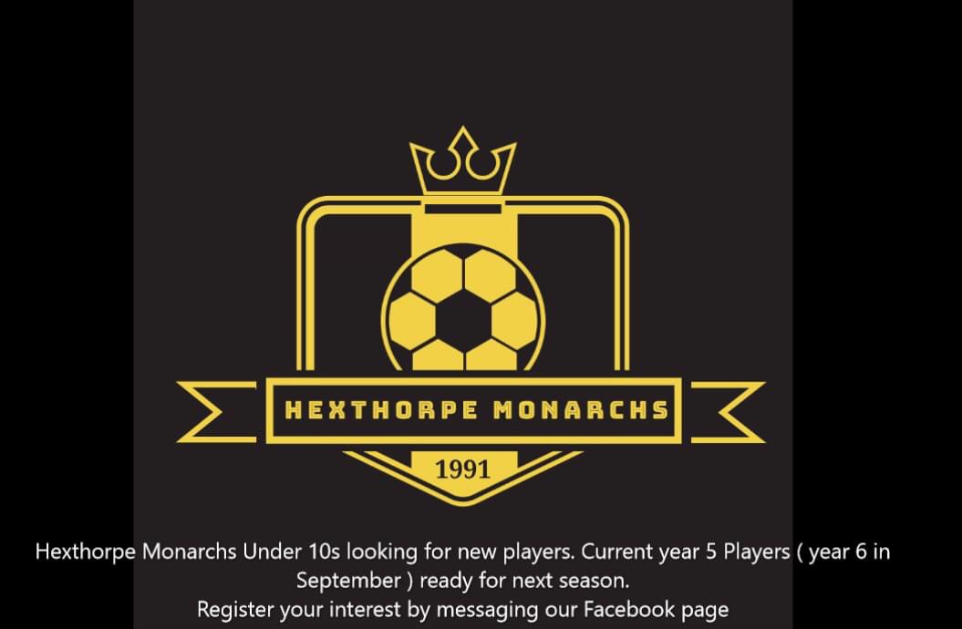 ksten79's tweet photo. #hexthorpemonarchs new players needed #grassroots #football #phoneworld https://t.co/Sz1ALE39UB