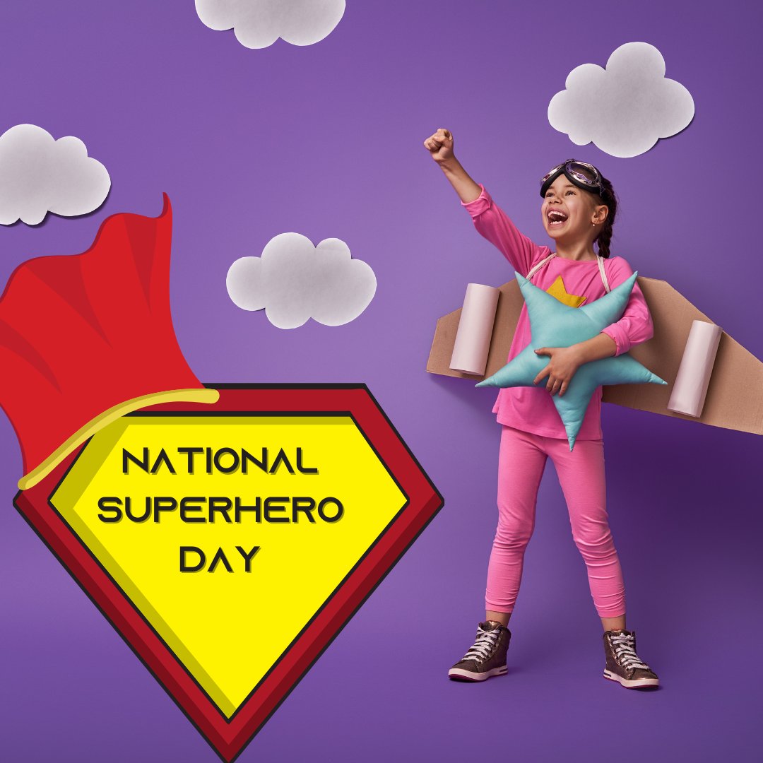 Today is National Superhero Day!

With so many superheroes to choose from, we want to know who your favorite superhero is and why?

#HumanityThinking #CulturalIntelligence #ScienceEmpowerment #Superhero #SuperheroDay #NationalSuperheroDay #Superheroes #SuperheroParty #Science