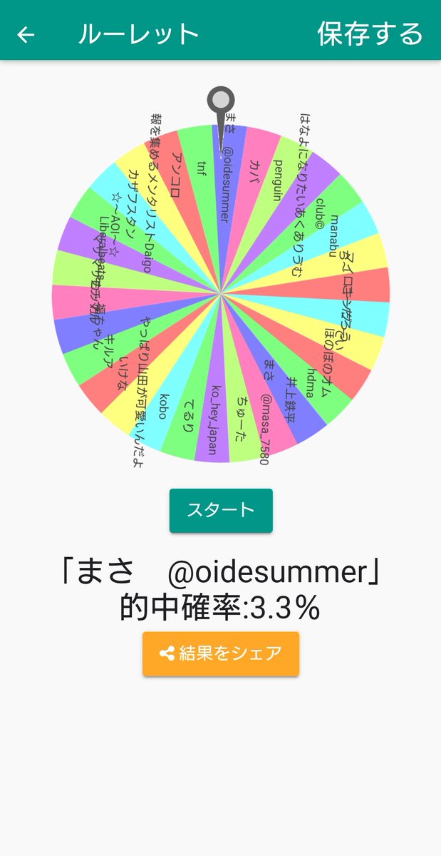 fujisouoka's tweet photo. 当選者の発表です！
①お好きなスニーカーの当選者は

まさ@oidesummerさんに決まりました！
おめでとうございます！
のちほどDMを送らせていただきます。

ルーレットの結果「まさ　@oidesummer」になりました！(的中確率：3.3%) https://t.co/1xvcIbZ8nX