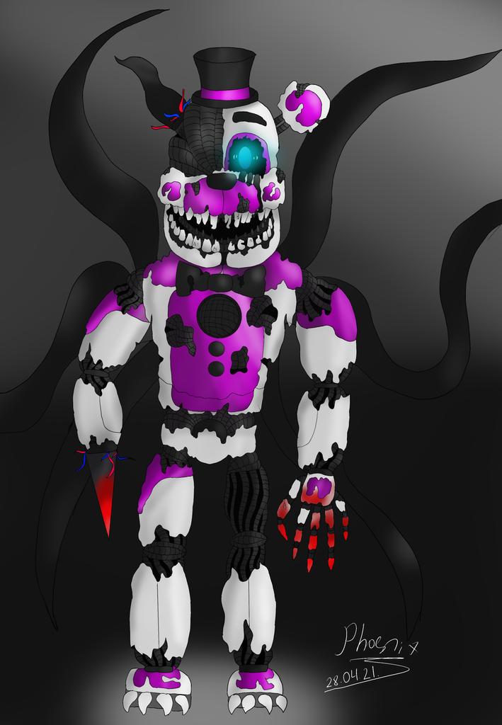 Phoenix4046's tweet photo. Finally I finished this art! And again I drew a character of @PieTear_13 , subscribe to this author, you will not regret
#arts_by_Phoenix #Fnaf #fanaft #TearDeath #Funtime_Freddy https://t.co/9uQNEG3qM6