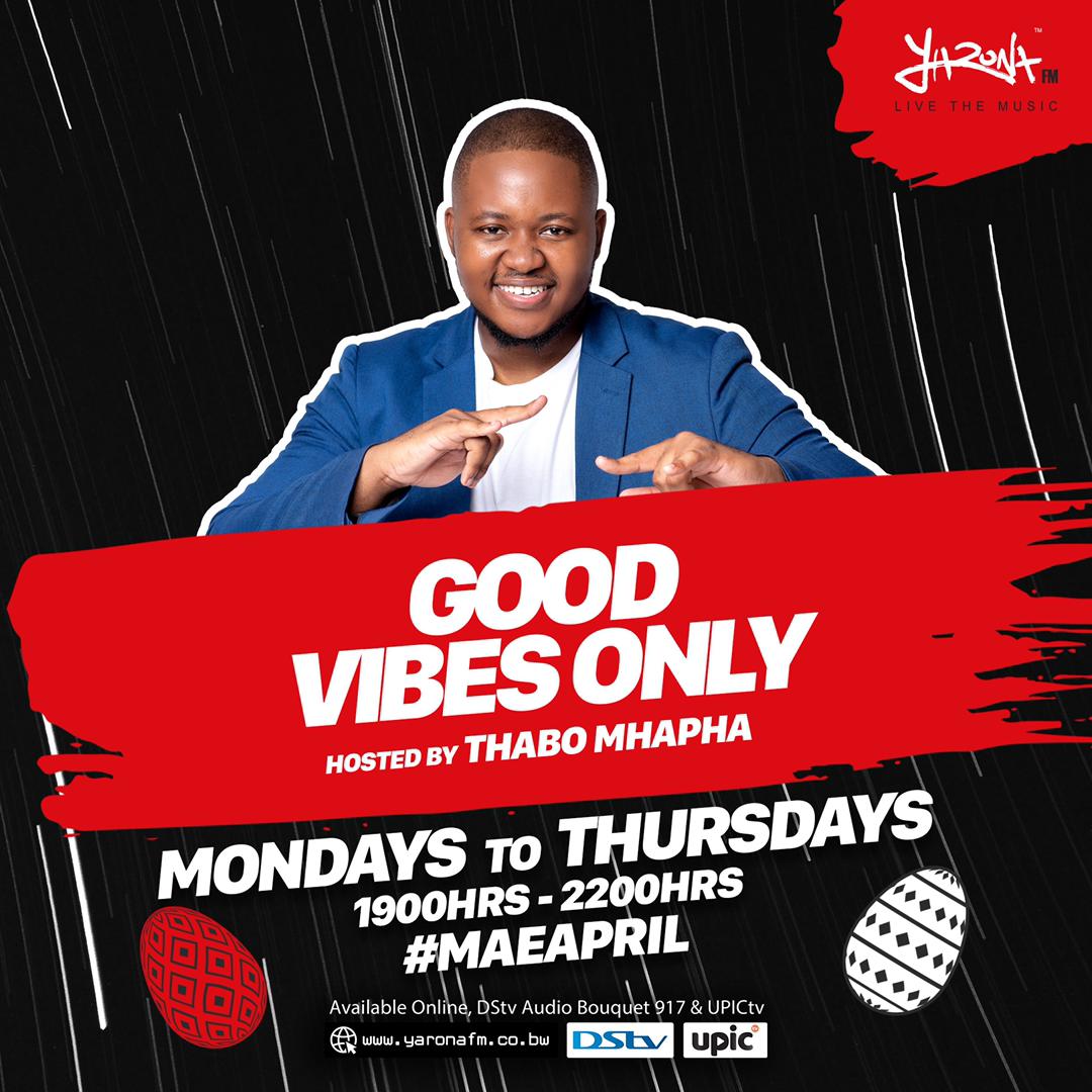 yaronafm's tweet photo. #MaeApril
@Mr_T_Botswana is standing in on Good Vibes Only, Oketsa volume & enjoy.🎶 🔥🔥TUNE IN for a HOT mix by @CaspertheDJ on #GoodVibesMix 📻🎧 Meet your #GameChangers Presenter finalists Top 42, a re ba utwe!!
📢Holla!!
📲Whatsapp: +267 74751545
📲SMS : 16106 https://t.co/CkV9zsRmTw