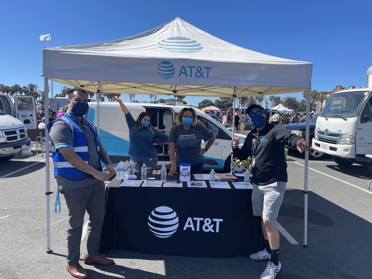 SoCal_Celina's tweet photo. AT&amp;T getting outside dispatch on this Wednesday morning ☀️ Let’s get it!! 💥

#IHX #tabledays #venturacountyfairgrounds #joinourteam #yaaasss #ihxpacific @kdavies_ihx @spangy1s @IHXPacific https://t.co/4honJoaXfa