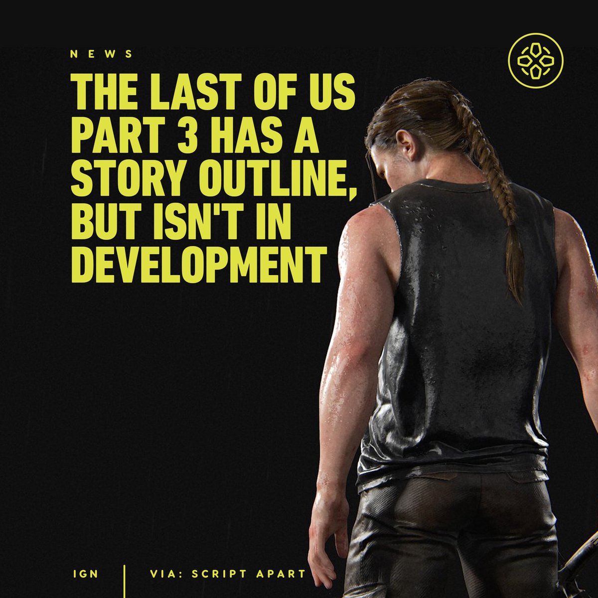 "[The Last of Us 2 co-writer Halley Gross] and I did write an outline for a story, that we're not making – but I hope one day can see the light of day – that explores a little bit what happens after this game.” - Naughty Dog co-president Neil Druckmann bit.ly/3gL4idN