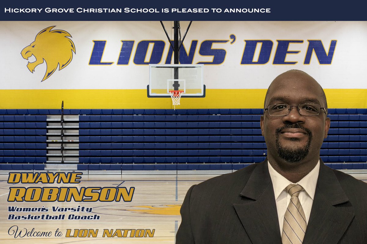 Excited to announce Dwayne Robinson as our new Woman’s Varsity Basketball coach!  
<a href="/HGCSchool/">HG Christian School</a> 
<a href="/langstonwertzjr/">Langston Wertz Jr.</a>