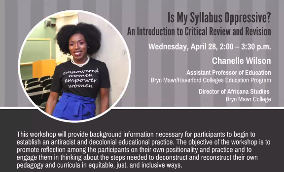 So Penn State is currently holding a webinar called "Is your syllabus oppressive?" and they think that no one is recording and they have a safe to say what they want.What could possibly go wrong? 