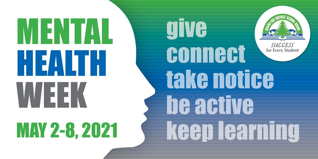 Each year, staff and students at Grand Erie take part in #MentalHealthWeek. Join us and millions across the country as we raise awareness and encourage dialogue surrounding mental health because mental health belongs to all of us. #GEBeWell

More Info: buff.ly/2SaurbE