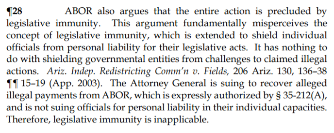 Gaona now argues that Langhofer didn't get the gist of the Brnovich v ABOR case right. This (below) is a key paragraph.--PW