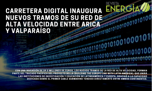RevEnergia's tweet photo. Carretera digital inaugura nuevos tramos de su red de alta velocidad entre Arica y Valparaíso
https://t.co/BpPhQH6rJA
#Santiago #Chile #REUNA #universidades #red #fibraóptica #granvelocidad #Arica #LaSerena #Santiago #Valparaíso #hito #conectividadacadémica #infraestructura ... https://t.co/c9R6fGgKBM