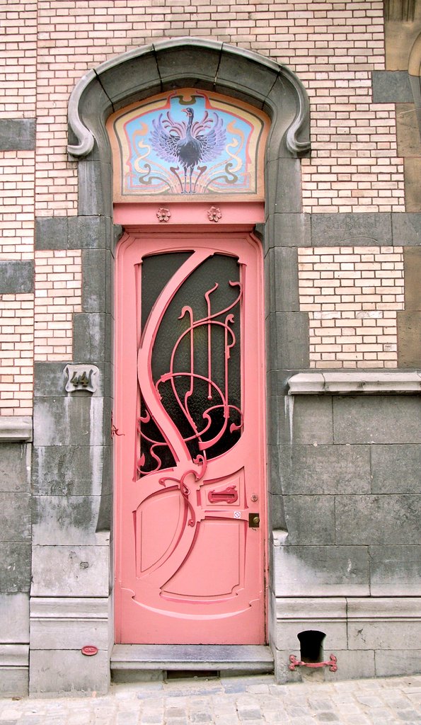 ArtNouveauDeco on Twitter "Art Nouveau doors from c. 1900 in Brussels, Belgium.…
