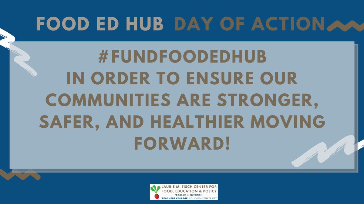 Laurie M Tisch Center for Food, Education & Policy (@tischfoodcenter) on Twitter photo The Food Ed Hub is important to the TFC because food and nutrition are key elements of resiliency that New York City can’t afford to neglect. That's why we're calling on City Council to #FundFoodEdHub! @NYCSpeakerCoJo <a href="/Dromm25/">Daniel Dromm</a> <a href="/MarkTreyger718/">Mark Treyger 🍎</a> <a href="/MarkLevineNYC/">Mark D. Levine</a> <a href="/NYCCouncil/">New York City Council</a> The Food Ed Hub is important to the TFC because food and nutrition are key elements of resiliency that New York City can’t afford to neglect. That's why we're calling on City Council to #FundFoodEdHub! @NYCSpeakerCoJo <a href="/Dromm25/">Daniel Dromm</a> <a href="/MarkTreyger718/">Mark Treyger 🍎</a> <a href="/MarkLevineNYC/">Mark D. Levine</a> <a href="/NYCCouncil/">New York City Council</a>