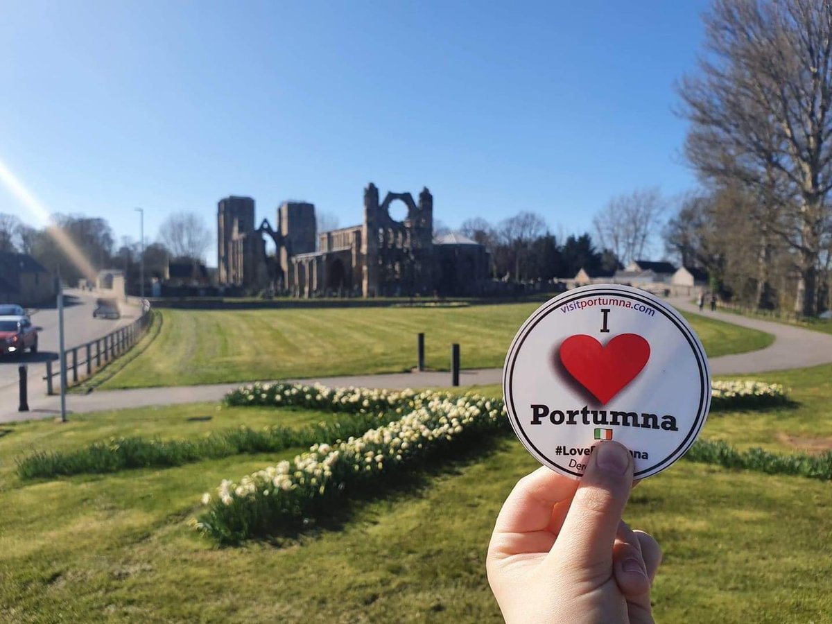 ❤️ Portumna is at Elgin Cathedral, Scotland 💚
#loveportumna