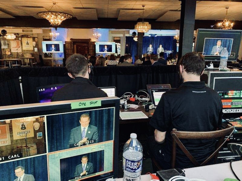 RCISystems's tweet photo. RCI had the pleasure of supporting The V Foundation at Stone Tower Winery over the weekend. #AV #audiovisual #lighting #staging #CancerResearch @TheVFoundation https://t.co/Tav3eXUpJx