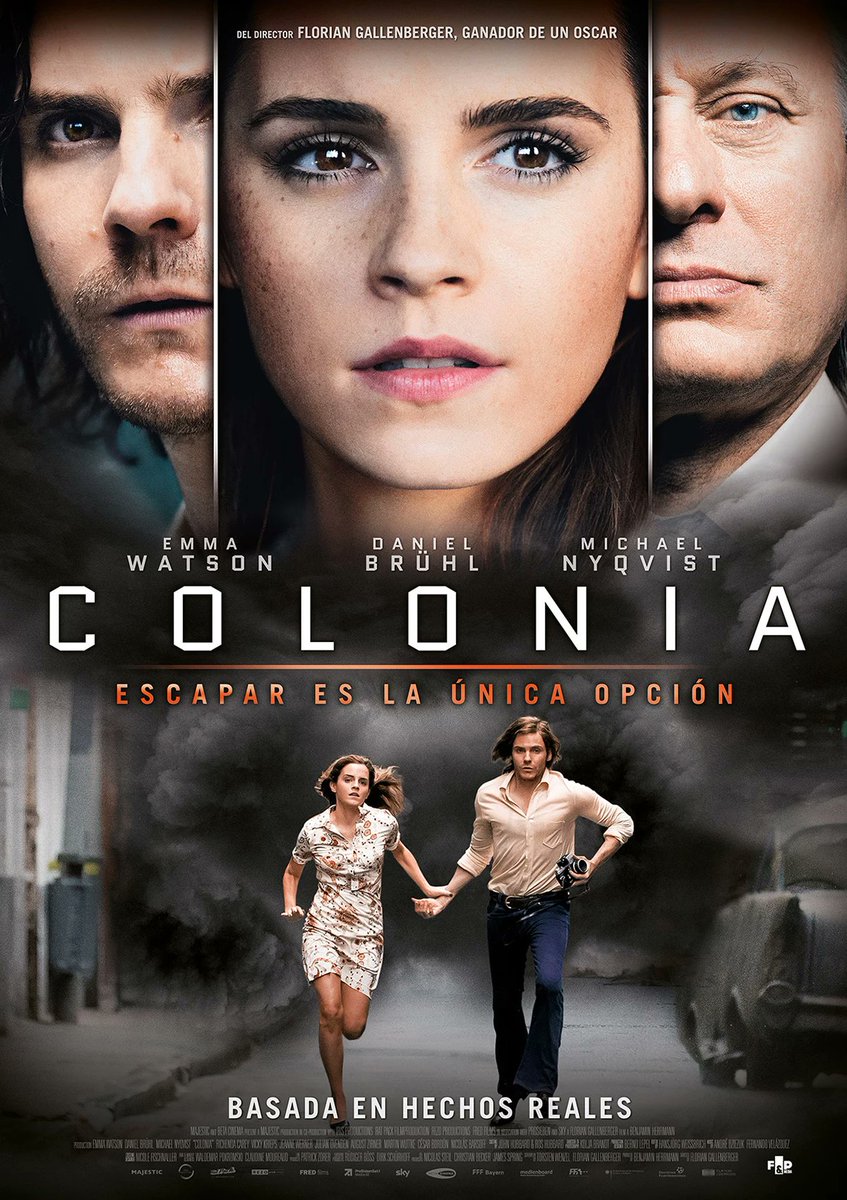 sofi_a91's tweet photo. vi que muchas no sabian de la existencia de "colonia dignidad" una pelicula protagonizada por emma watson y daniel bruhl estrenada el 2016 que cuenta parte de lo que ocurrió durante el periodo militar en chile basandose en una secta alemana para tortura https://t.co/wwlNZZMUQc