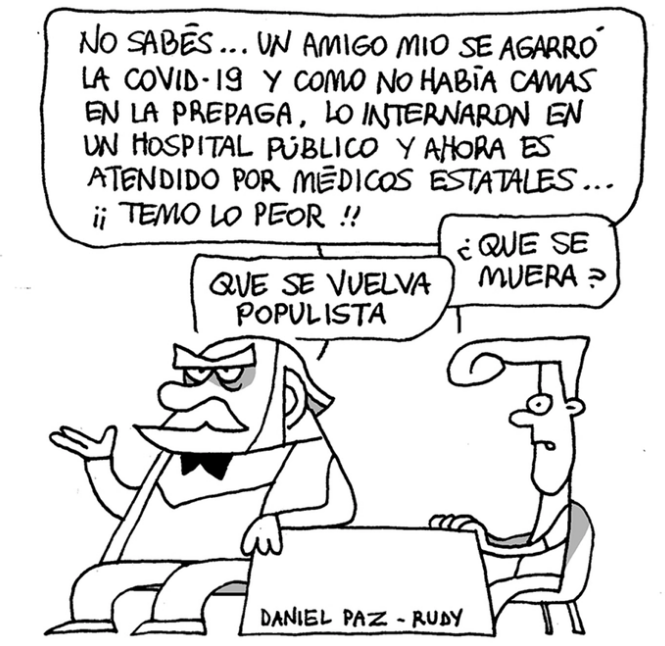 pagina12's tweet photo. EL HUMOR DE PAZ - RUDY [https://t.co/RYt95xmvv5] https://t.co/NcSS4tQLPE