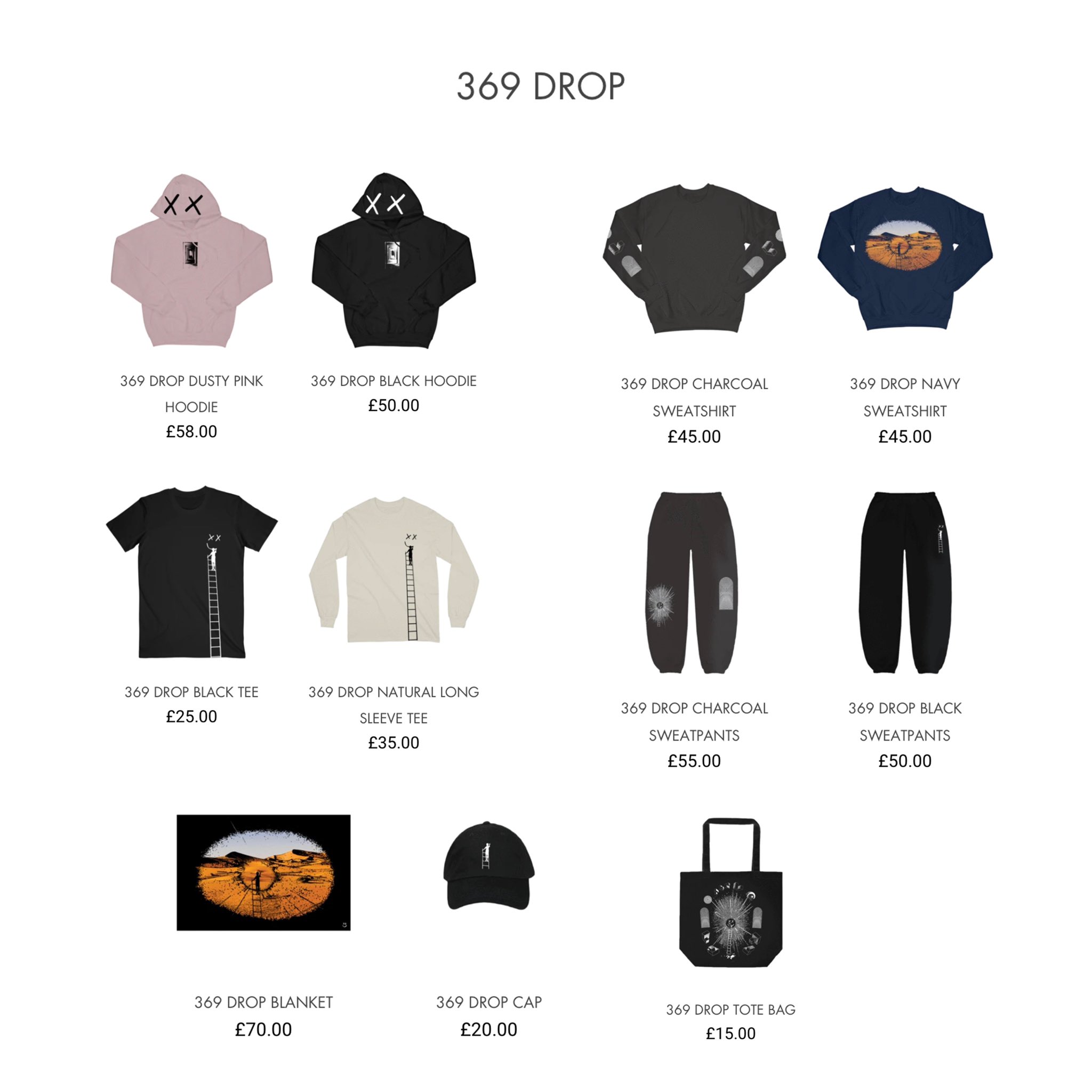 Louis Tomlinson's 369 Merch has dropped 