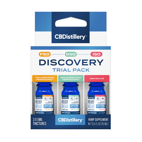 cbdtop10's tweet photo. Sample packs of CBD are great for trying before buying larger amounts. CBDistillery announces All Day Tincture Pack and Discovery Pack - (3) 5 ml bottles in each for you to try. Marked down from $40 to $30! Shop CBDistillery here https://t.co/Qgd4CTaGxc. #CBD #CBDsample https://t.co/YY9l0RKTJz