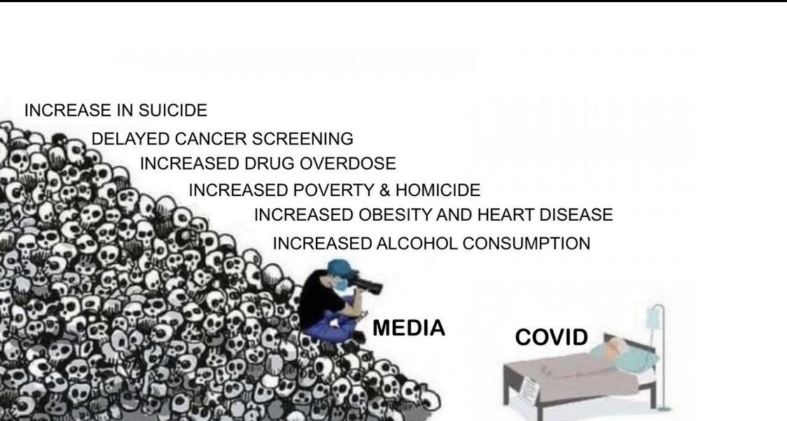 (8/12)• Why is there more and more evidence that Covid data has been manipulated and recorded inaccurately? Why would Gov falsify this information?• Why has Covid become the ONLY important issue and all other medical/economic problems ignored?
