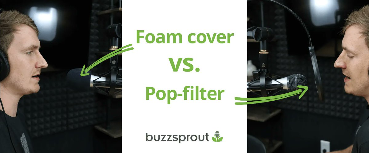 51/ Use a pop filter or foam cover for your mic. Pop filters and foam covers reduce the impact of plosives by diffusing and redirecting the air coming from your mouth.