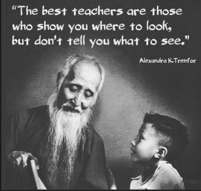 When the student is ready, the teacher will appear!