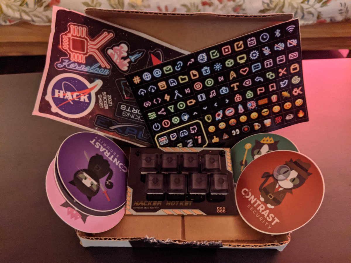 brum_below's tweet image. Just got my hacker hotkey in the mail from @_kernelcon_  for this Friday - so excited to experience #hacklive for the first time!

Now for the fun part... setting up and configuring!