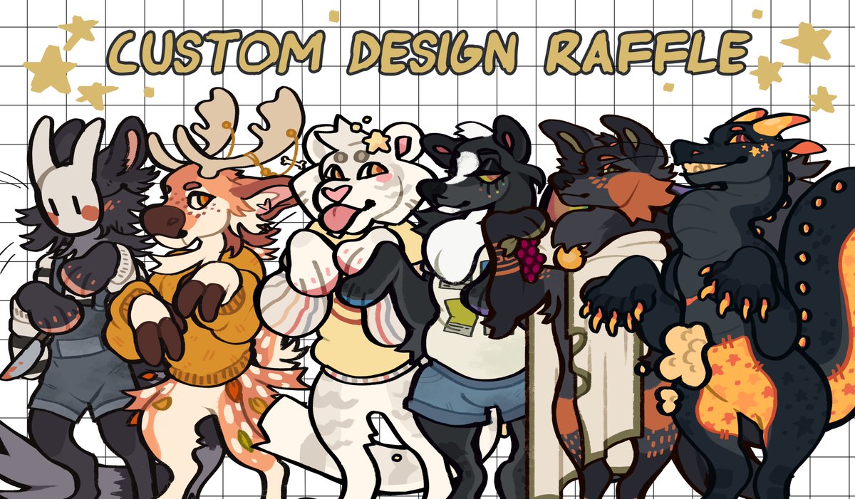 🦌⭐️1.5k raffle!⭐️🦌
as a thank you, i'm gonna be raffling off a custom design!!
 
💫 follow + rt, that's it! feel free to share design ideas in the replies!
💫 qrts or private accounts won't count. new followers welcome!

winner gets a custom (1 view only). ends may 12th!💖