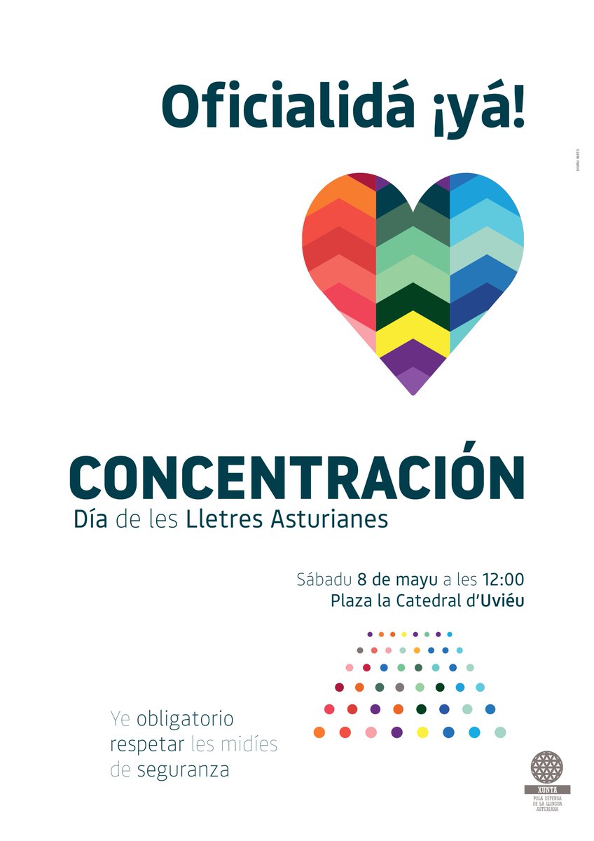 exunta's tweet photo. 📢LA XUNTA POLA DEFENSA DE LA LLINGUA ASTURIANA LLAMA A LA MOVILIZACIÓN CON MOTIVU DEL DÍA DE LES LLETRES ASTURIANES https://t.co/qiKbgbLiP7