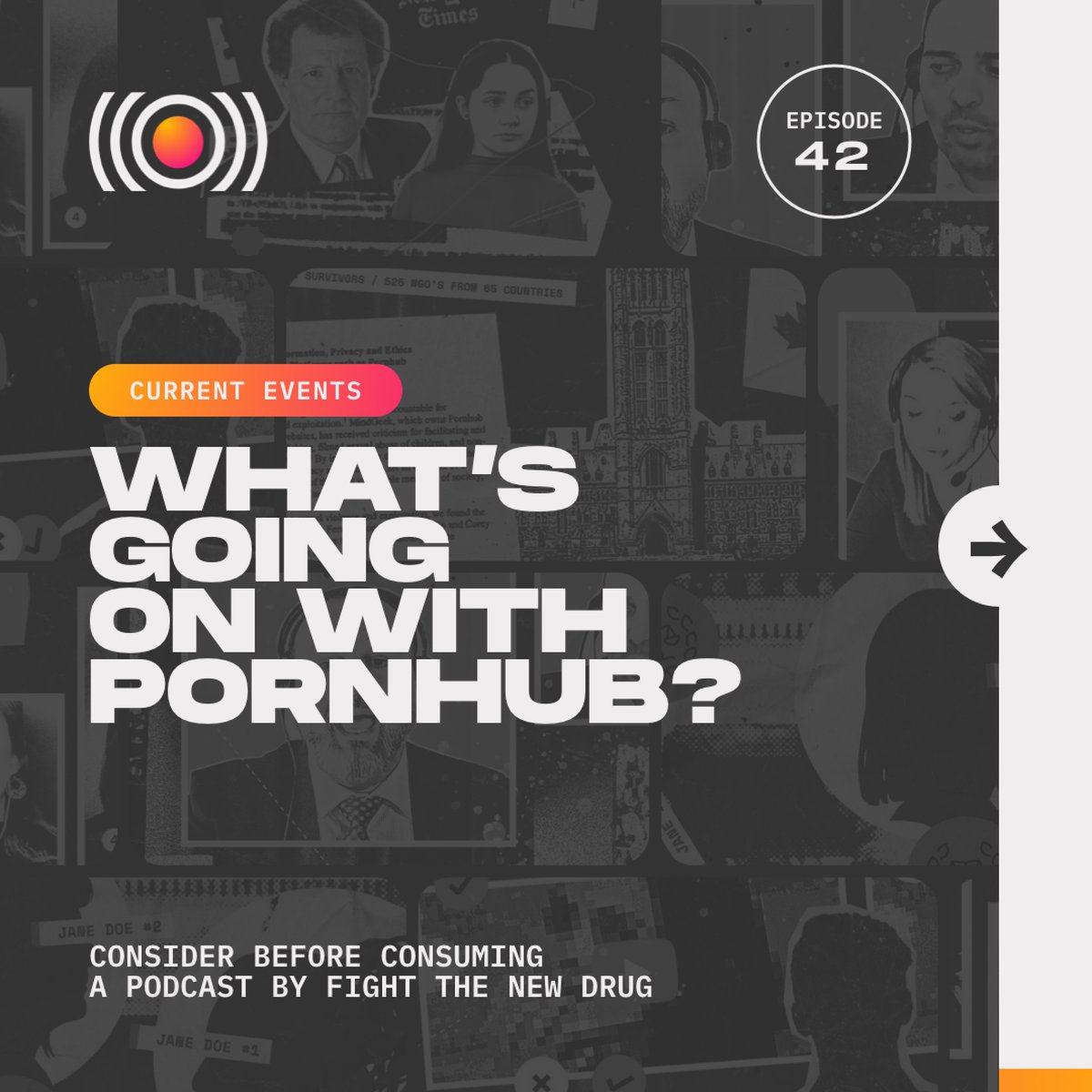 FightTheNewDrug's tweet photo. Pornhub, and its parent company, MindGeek, have reportedly hosted and profited off of nonconsensual content and child sexual abuse material, commonly referred to as "child porn."
Listen to our new episode of Consider Before Consuming at https://t.co/Fr8VQiEWo4 https://t.co/NmjHB6EoQ0