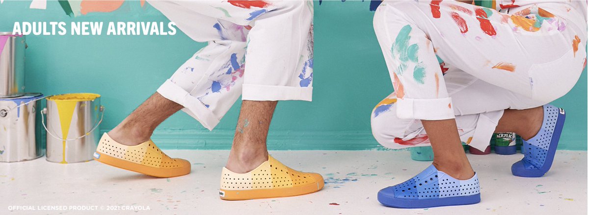 Rno0's tweet photo. Really enjoyed designing these! a lot of fun brainstorming and doodlin’ ideas on this @Crayola x @nativeshoes #collab #Rno #design https://t.co/szkPaCoIwK