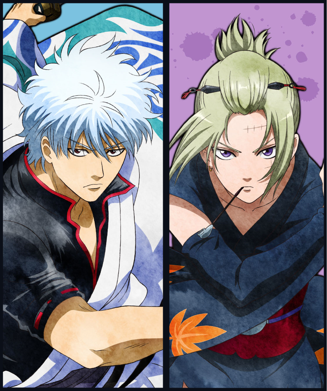 Dice _ 😏 on X: Gintoki and Tsukuyo in Yoshiwara Arc 🔥🔥🔥 #gintama #銀魂  t.coPPLrKU6cDn  X