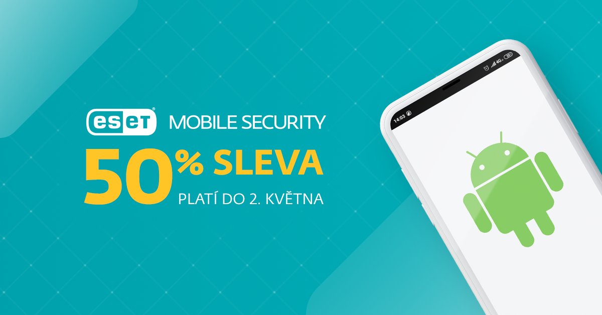 esetcz's tweet image. 🎁 Využijte akci #AndroidWeek a zabezpečte svůj mobilní telfon či tablet s Androidem.
➡️ bit.ly/3pHiHZj
