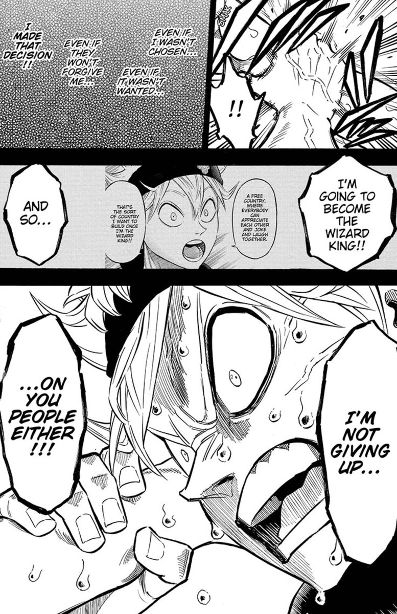 I believe this is why he learns Ki with ease.. he is in tune with energies around him.. Yami even states that Asta has done a form of Ki..Asta actually does this to a "fault".. he humanizes Vetto after their battle..and Patry after he kills Julius..however, these were born out+
