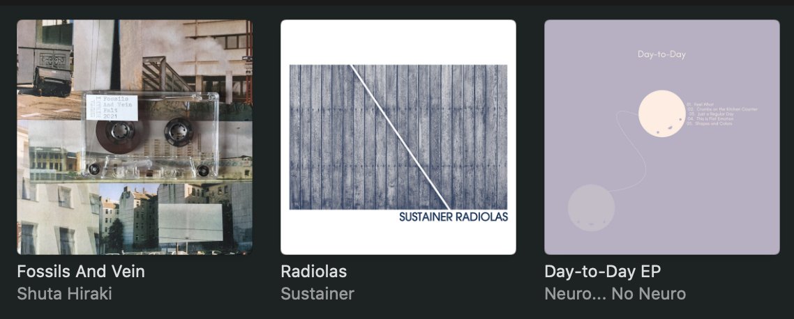3particles's tweet photo. 3 recommendations. today's listening

@yorosz @sustainerbcn @NeuroNoNeuro https://t.co/ZU4eNcBUPI