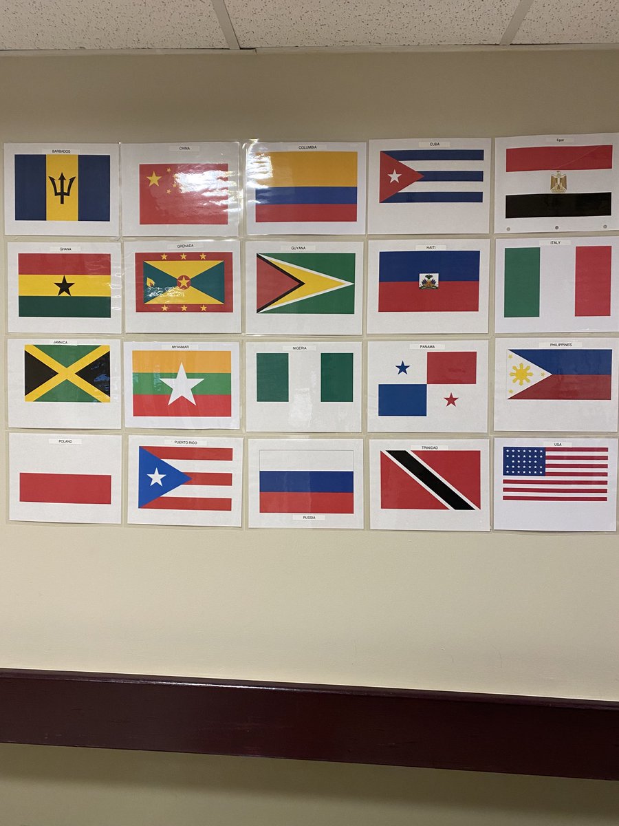 NYPBMH-7N (@nypbmh7) on Twitter photo 7 North Celebrating cultural and diversity week. These flags proudly represent our team’s diversity and inclusivity❤️🌏<a href="/AishaD_Miller/">Aisha Miller</a> <a href="/ErnestoPMir/">Ernesto Perez-Mir</a> <a href="/AshleyMattia3/">Ashley Mattia</a> #NYPNurseLeadersBK 7 North Celebrating cultural and diversity week. These flags proudly represent our team’s diversity and inclusivity❤️🌏<a href="/AishaD_Miller/">Aisha Miller</a> <a href="/ErnestoPMir/">Ernesto Perez-Mir</a> <a href="/AshleyMattia3/">Ashley Mattia</a> #NYPNurseLeadersBK