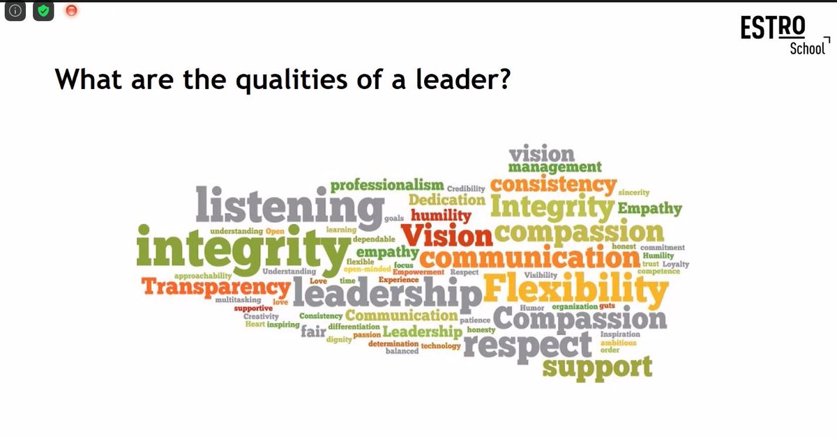 Excited to be part of first virtual @ESTRO_RT Foundations in #Leadership course. Hope to make many new friends @sandraturner49 @LeechmMichelle @lucindamorris23 @annalucis @meredithGiulia1 @PJDoolan @A_CT_SimMDJD @JPoderMedPhys @claire_paters0n @TheMartyHiggins @karengreen01